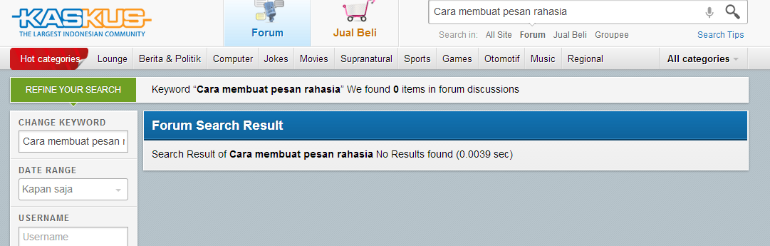 Cara membuat pesan rahasia