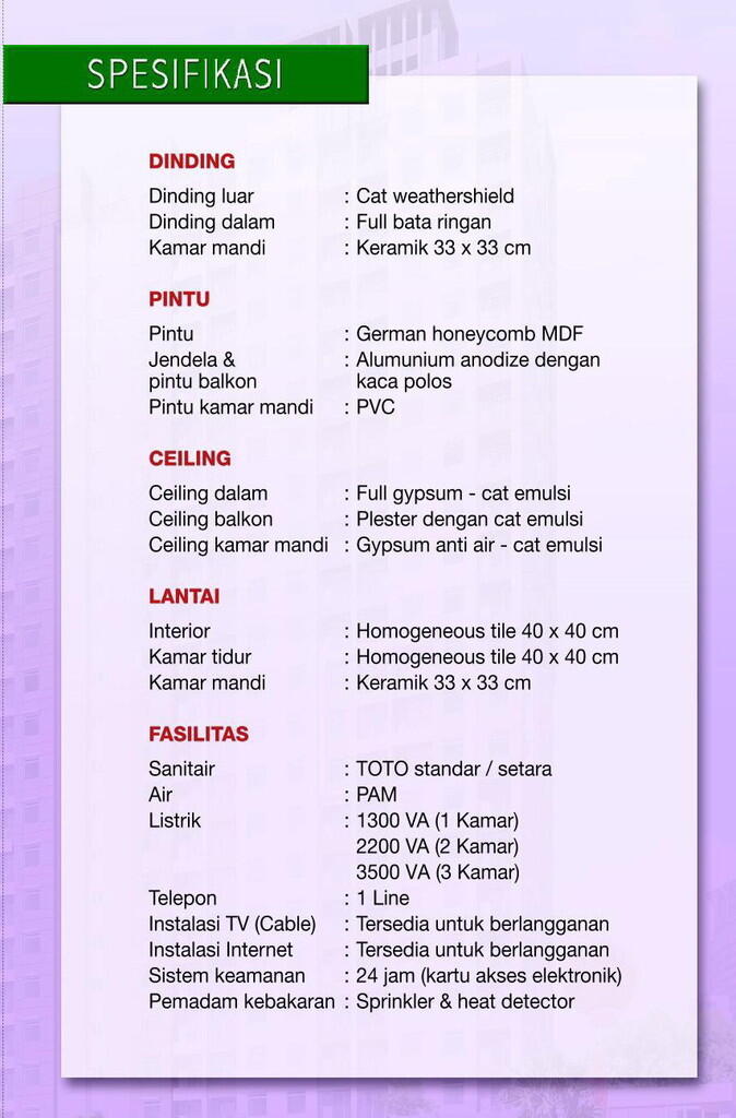 Jual Apartemen Sunter Icon Tower A Lt 9 Unit 901, Jakut (Lokasi Strategis & Sea View)