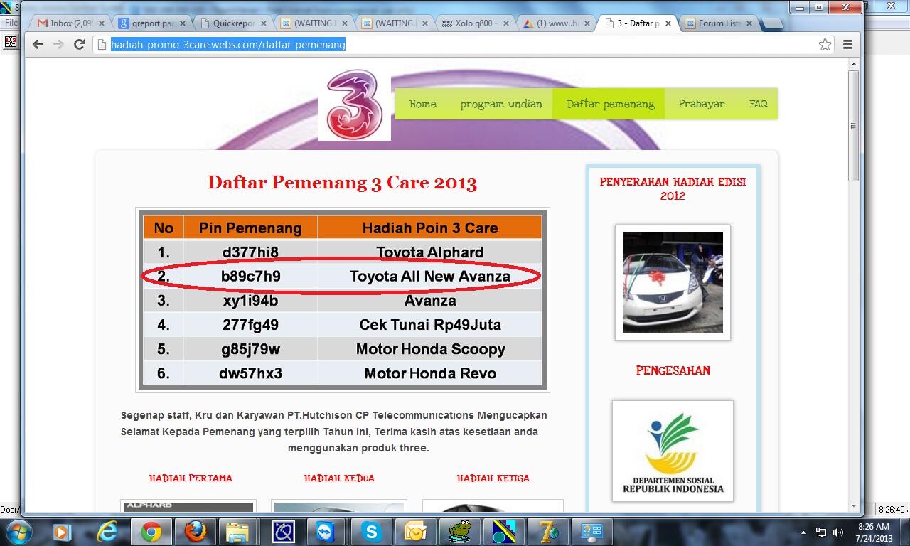 Ane menang undian All New Avanza Gan... 