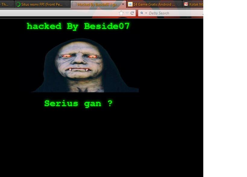 Situs resmi FPI (Front Pembela Islam) kena HACK