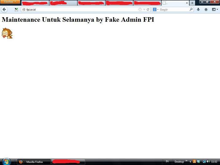 Situs resmi FPI (Front Pembela Islam) kena HACK