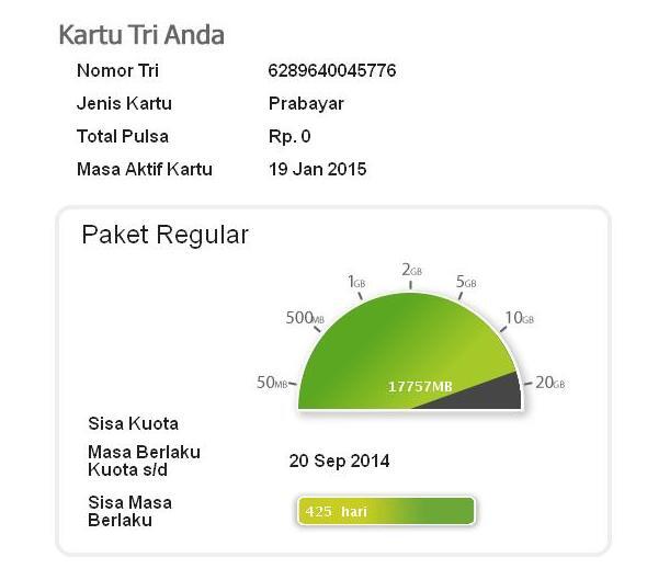 ~~ Tri/3/three AON mulai dari 1GB-10GB, BB 3 Bulan, MURMER ABIS ~~