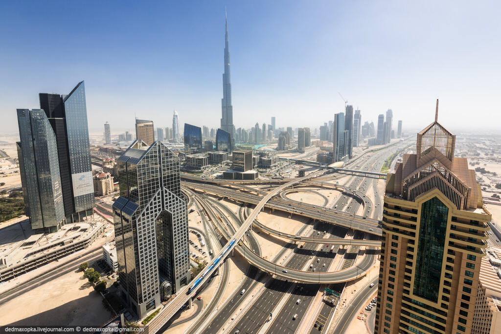 Vadim Makhorov, fotografer yang memotret keindahan kota Dubai dari ketinggian (+pics)