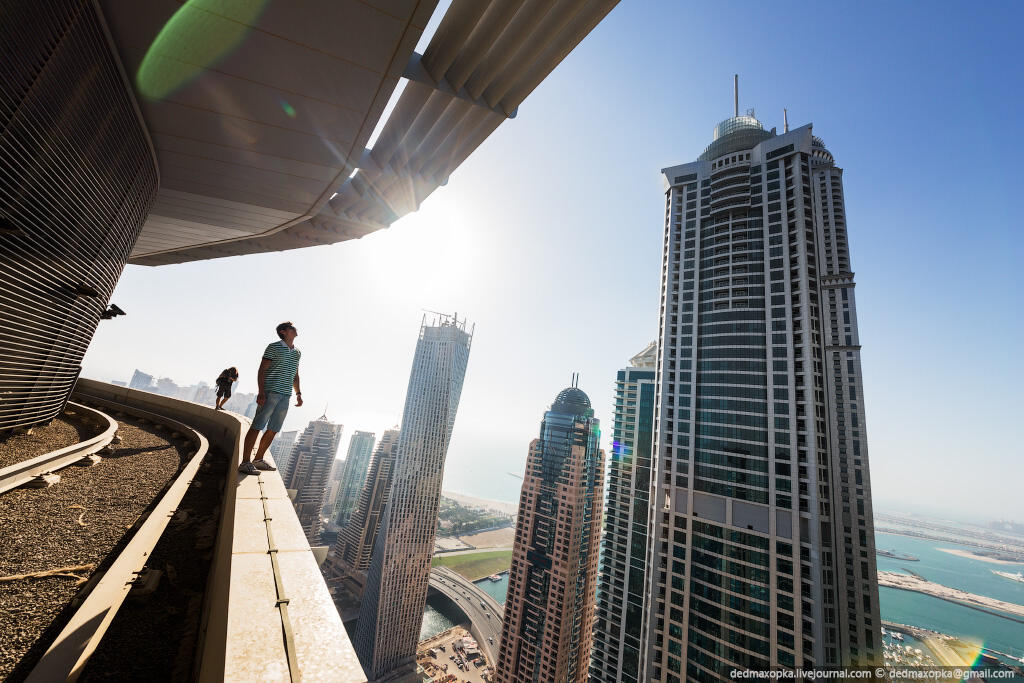 Vadim Makhorov, fotografer yang memotret keindahan kota Dubai dari ketinggian (+pics)