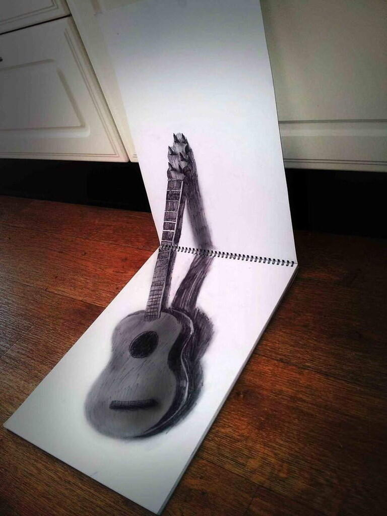 seni pensil 3D keren gan