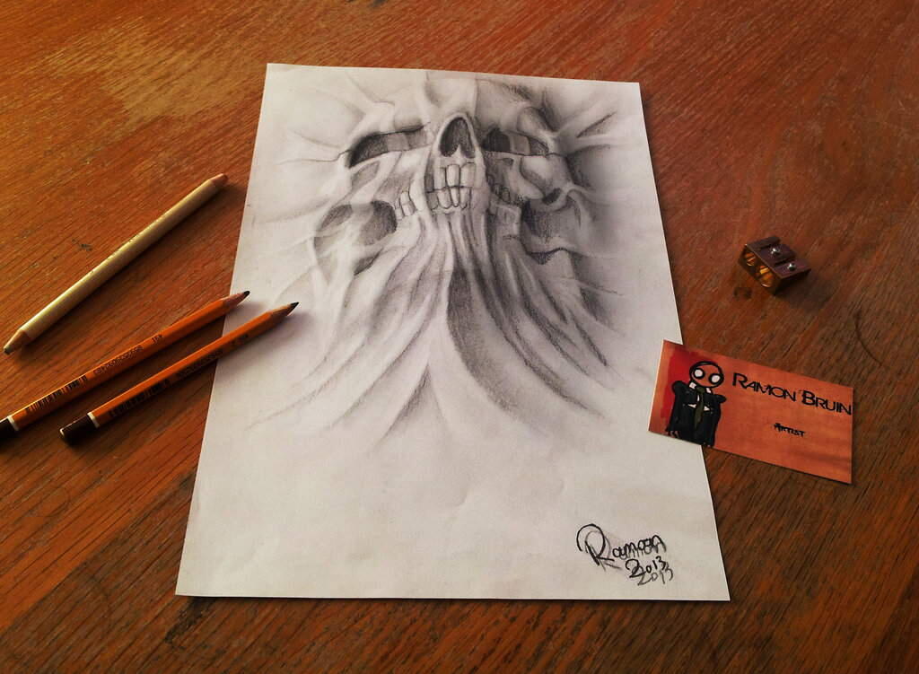 seni pensil 3D keren gan