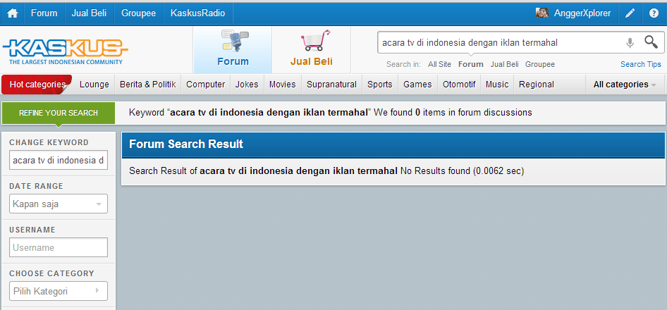 Acara TV di Indonesia dengan iklan termahal
