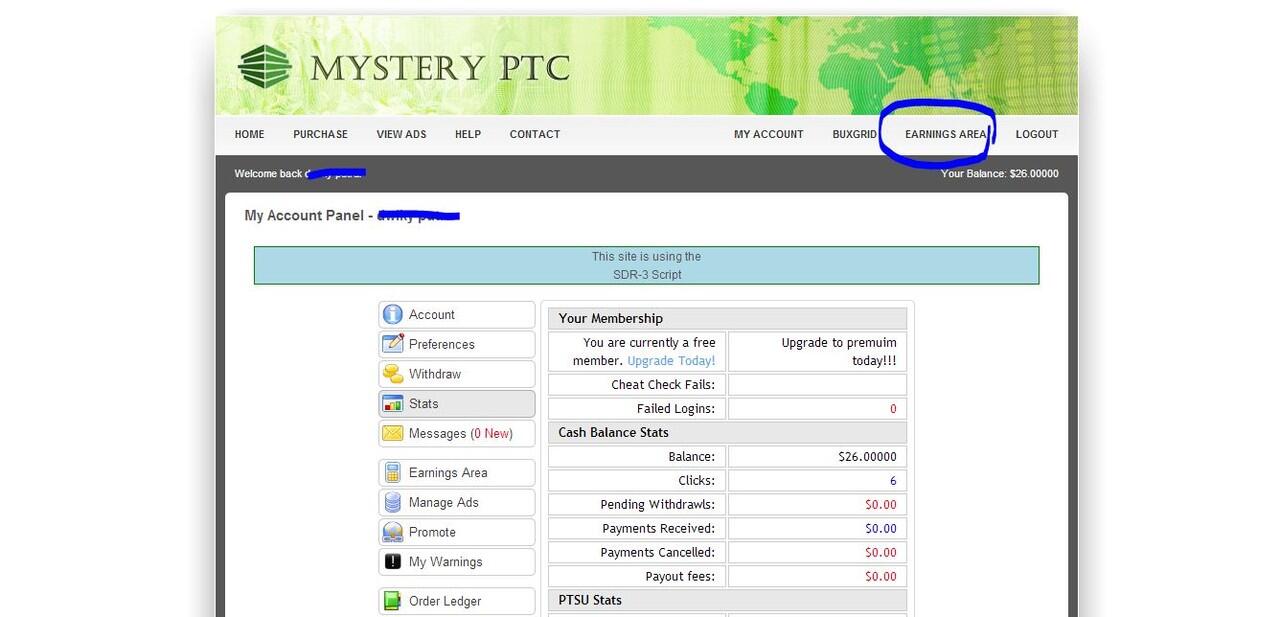 MYSTERY PTC, 1 CLICK = $2-$4 + PICT BUKTI