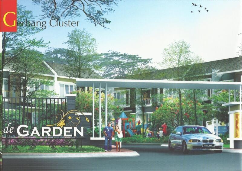 Dipasarkab cluster TERBARU "De GARDEN" di kawasan hunian SERPONG JAYA