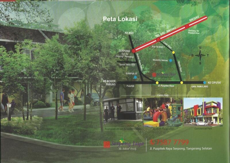 Dipasarkab cluster TERBARU "De GARDEN" di kawasan hunian SERPONG JAYA