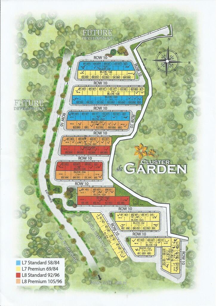 Dipasarkab cluster TERBARU "De GARDEN" di kawasan hunian SERPONG JAYA