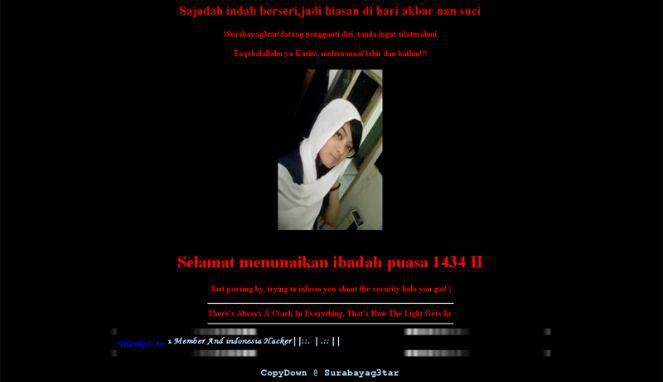 wakakaka Situs FPI di Hack orang