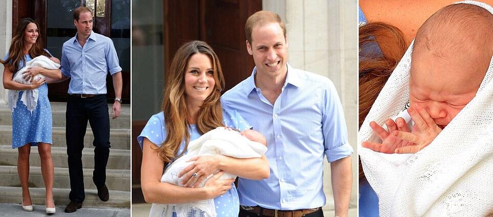 (FOTO) ROYAL BABY - INILAH WAJAH ANAK WILLIAM - KATE