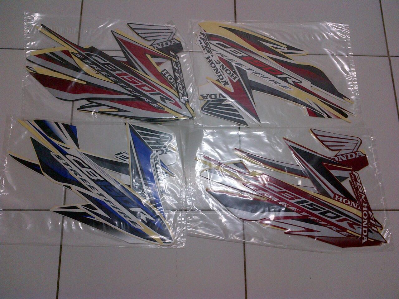 Terjual Striping / Stripping / Sticker sepeda Motor Model 