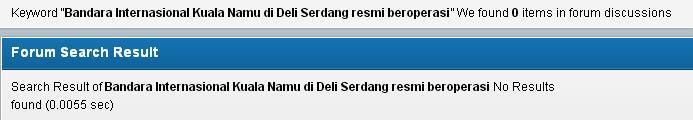 Bandara Internasional Kuala Namu di Deli Serdang resmi beroperasi