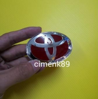 NEW !!! emblem steer toyota red blue