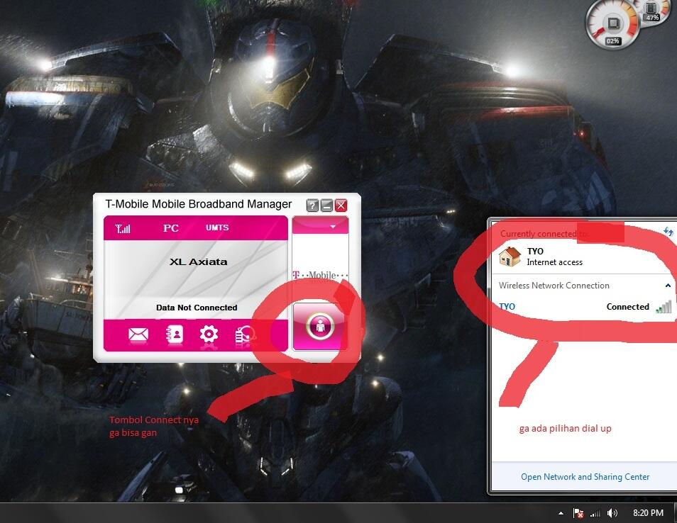 &#91;HELP&#93; PC ane ga bisa connect pake usb modem