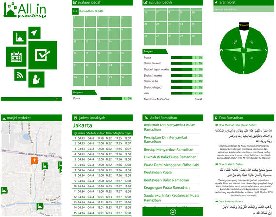 Aplikasi IOS, ANDROID, BLACKBERRY, dan WINDOWS PHONE yang cocok untuk Ramadan