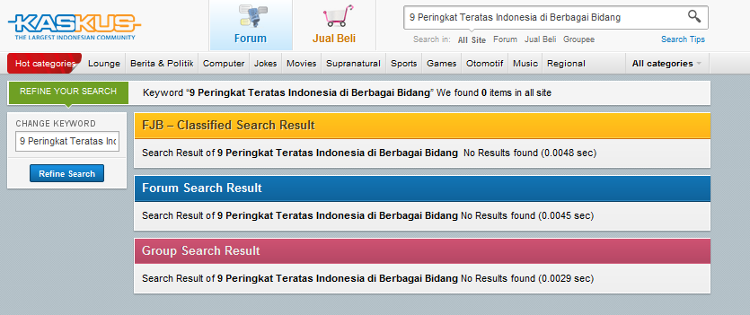 9 Peringkat Teratas Indonesia di Berbagai Bidang