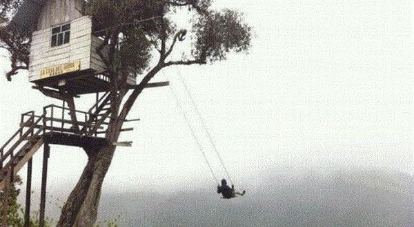 Ayunan agan waktu kecil !!! ayunan apa bungee jumping,,