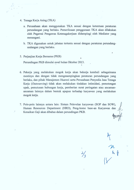 (PETISI) Kembalikan Hak Pekerja !