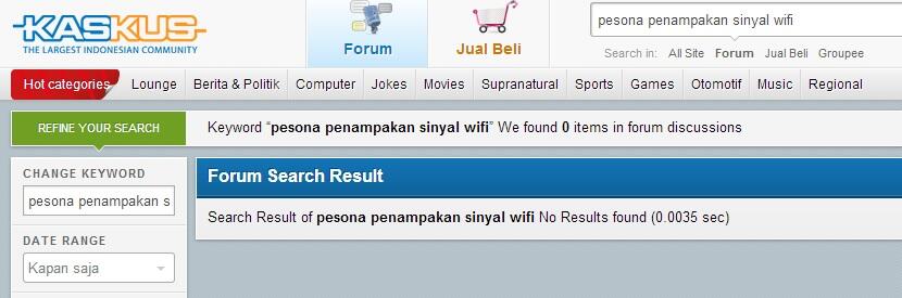 Pesona Penampakan Sinyal WiFi Indah Gan