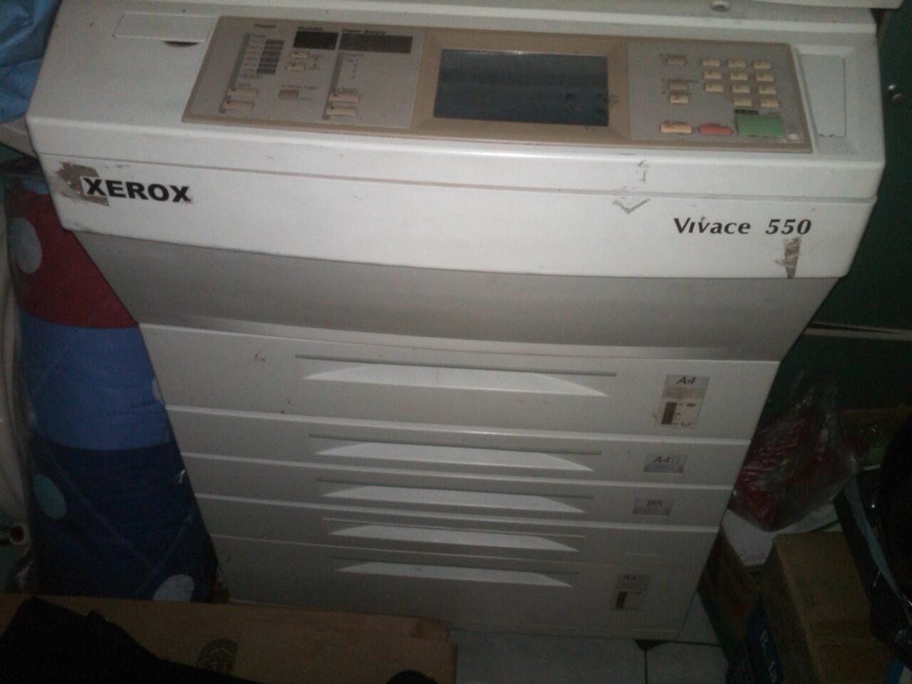 WTS jual mesin foto copy xerox VIVACE 550 murah 3,5jt NEGO