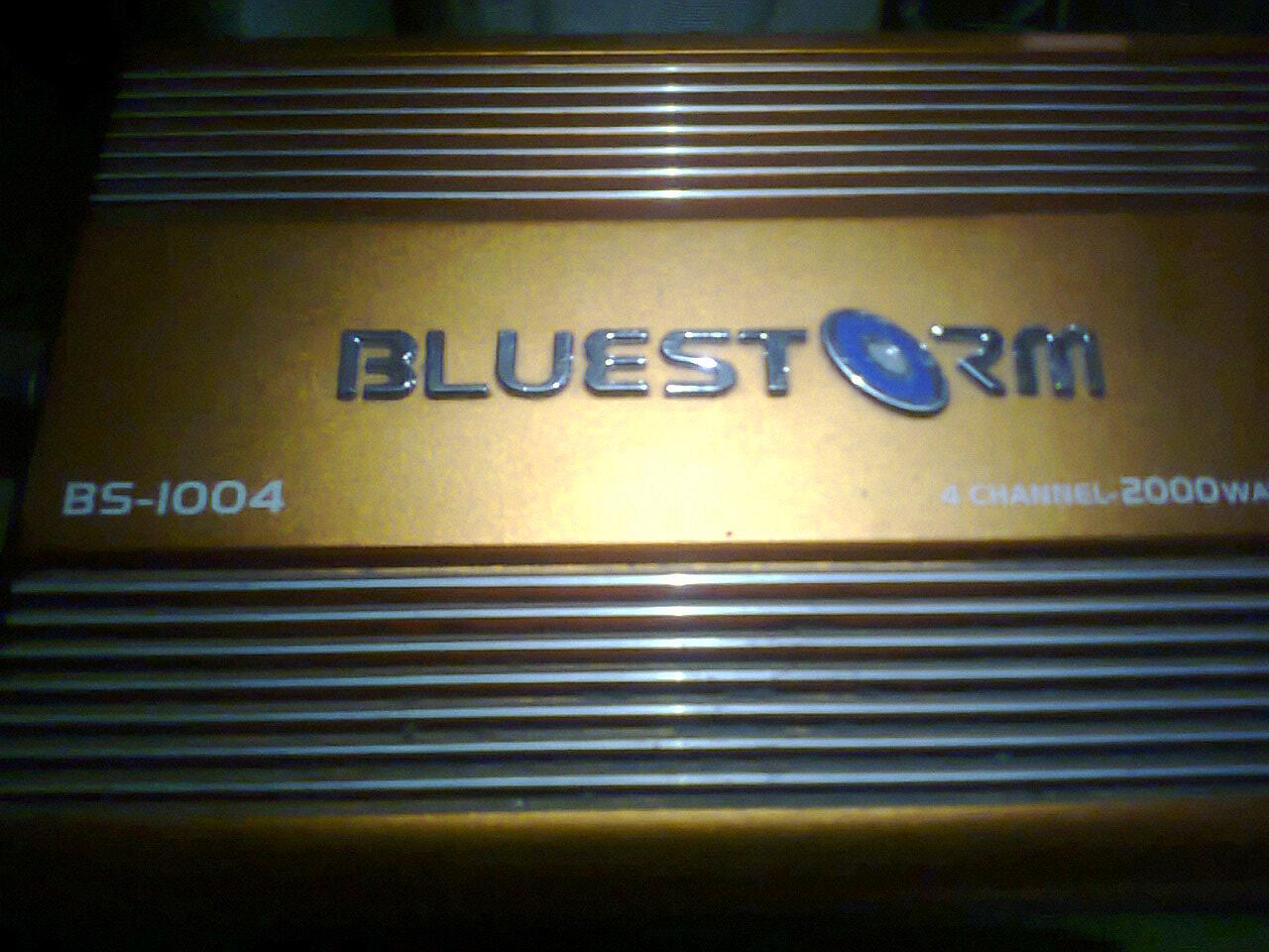 Power 4 Channel Bluestrom + Sub 12' Cyber Audio Double Coil