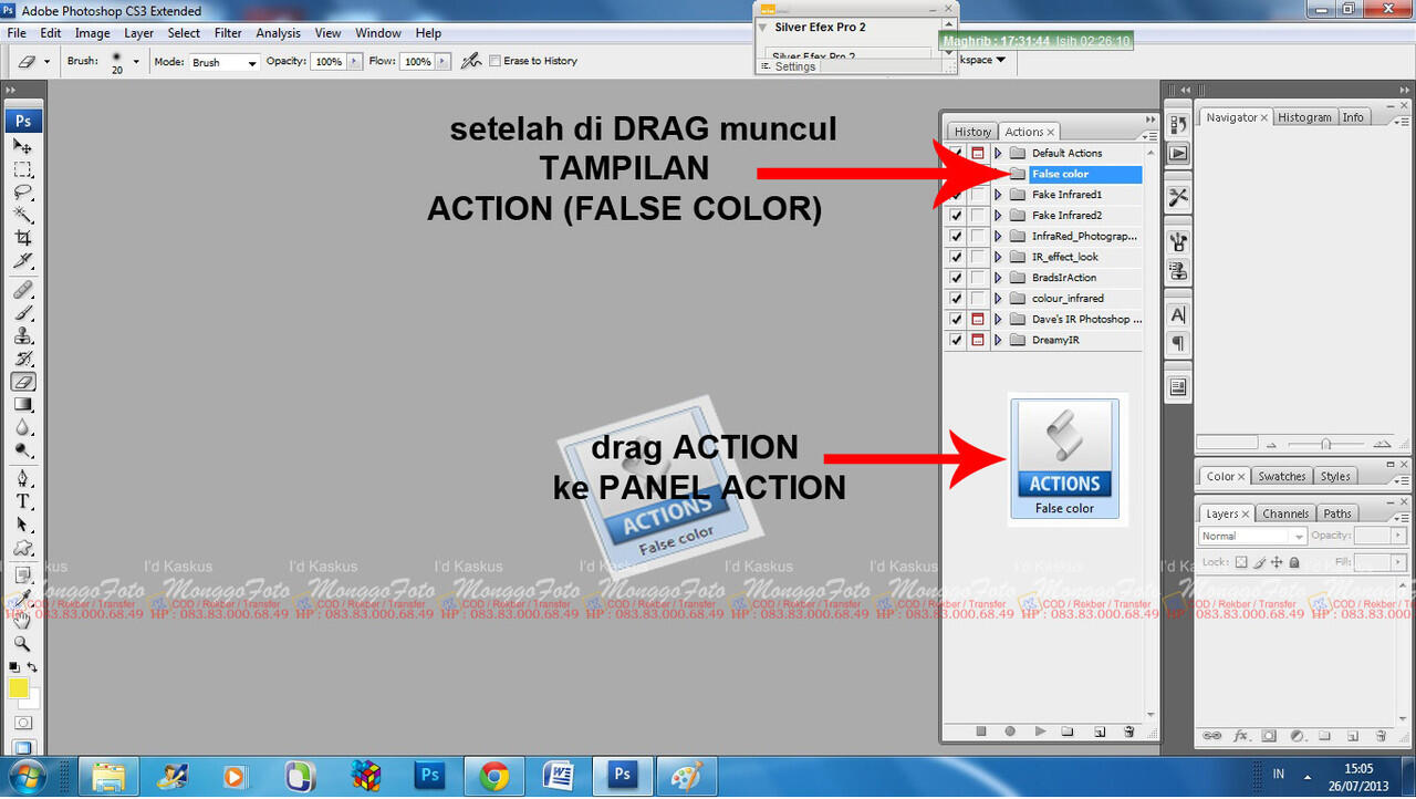 &#91; TUTORIAL &#93; Cara Membuka dan Menggunakan File Action di Photoshop