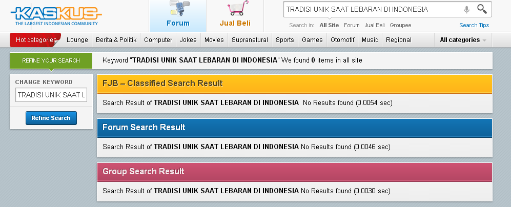 Tradisi Unik Saat Lebaran Di Indonesia