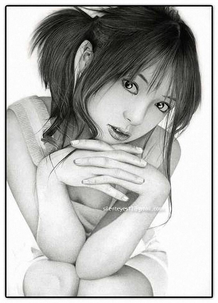 &#91;HOT&#93;8 sketsa pensil wajah sempurna