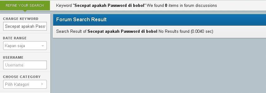 Seberapa cepat sebuah Password dapat di RETAS