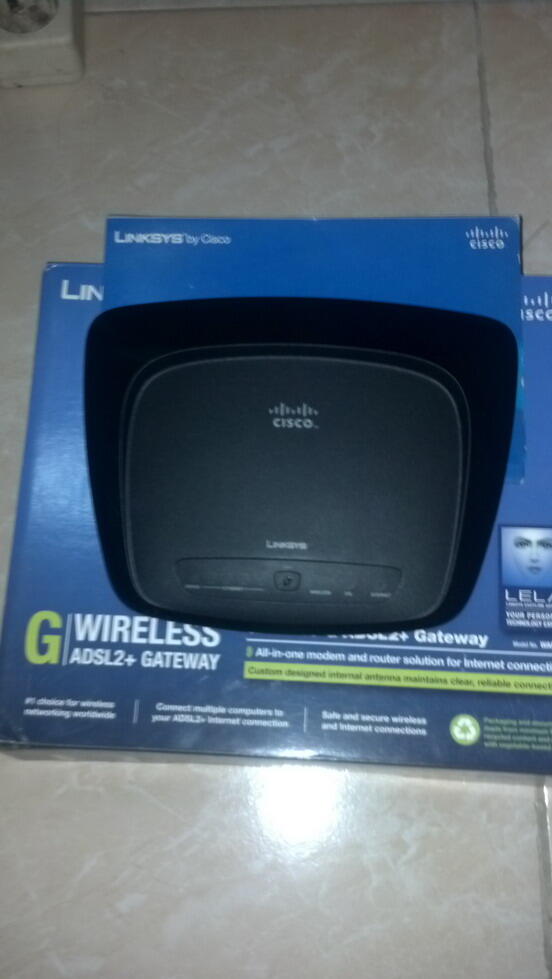 Linksys WAG54G2 wireless adsl modem+router