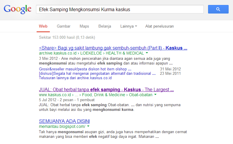 Efek Samping Mengkonsumsi Kurma