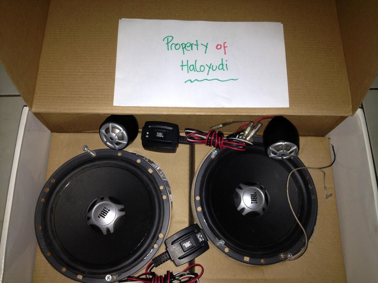 SQ package (koleksi pribadi) HU Alpine, JBL, audioline, soundstream, volfenhag