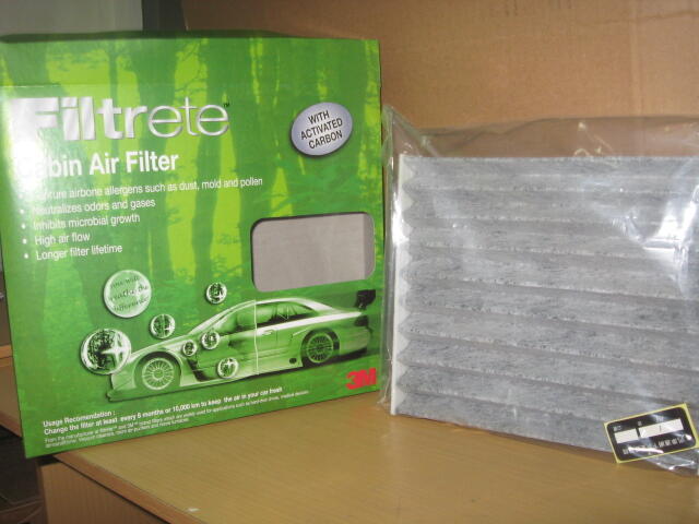 3M In Dash CARBON Air Filter for T.Innova,Yaris, Fortuner