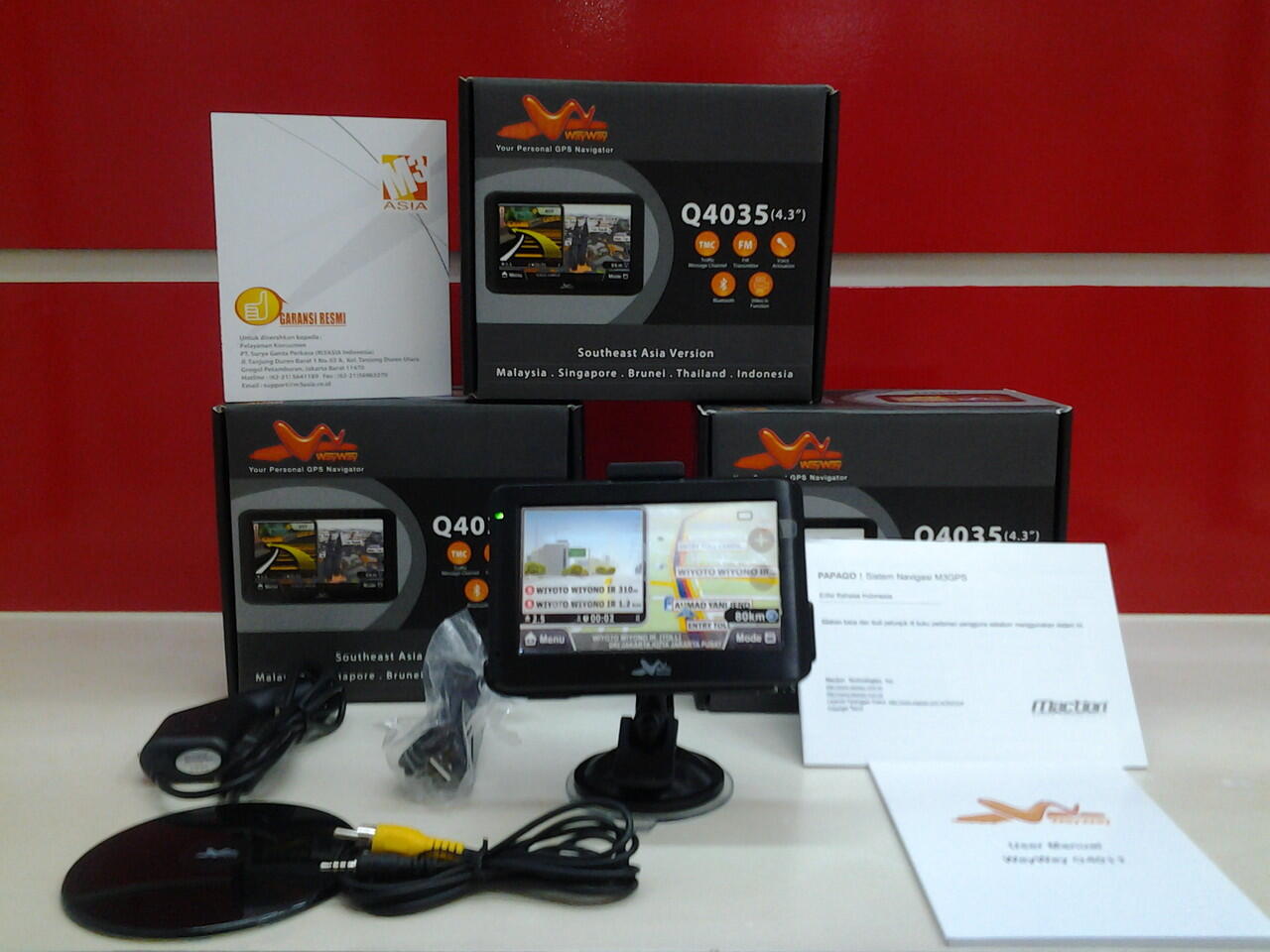 GPS PAPAGO WAYWAY Q4035 ORIGINAL & TERMURAH BERGARANSI 2 TAHUN