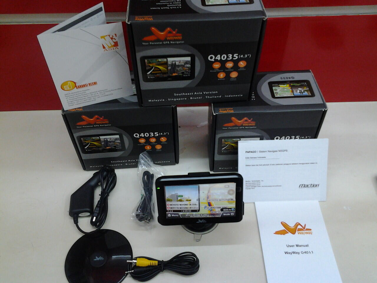 GPS PAPAGO WAYWAY Q4035 ORIGINAL & TERMURAH BERGARANSI 2 TAHUN