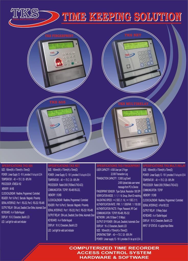 Mesin Absen Fingerprint Barcode