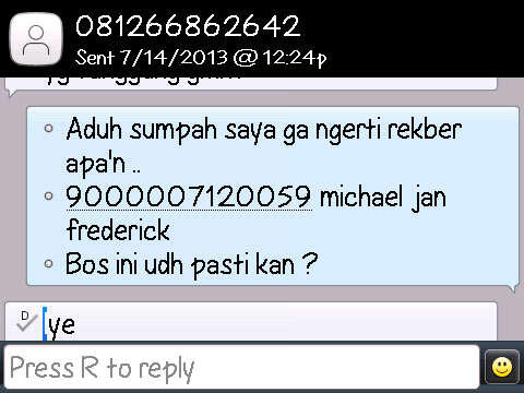 MICHAEL JAN FREDERIK PENIPU!!!