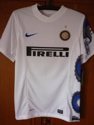LELANG JERSEY INTER MILAN AWAY NAGA 10/11 SIZE M - OB 50K !