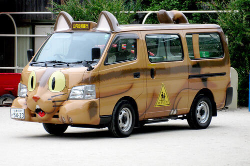&#91;PICS&#93; 10 Bus Sekolah di jepang dengan karakter imut dan lucu 