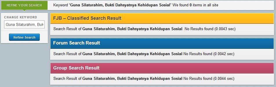 Guna Silaturahim, Bukti Dahsyatnya Kehidupan Sosial