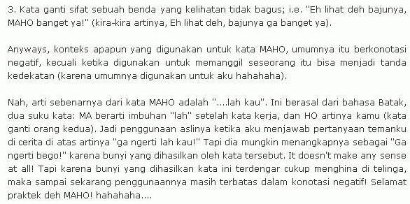 Sejarah istilah "Pertamax" , "MAHO" , dan "Hoax"