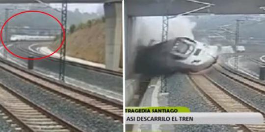 Hot News! Kecelakaan Kereta di Spanyol (Video)