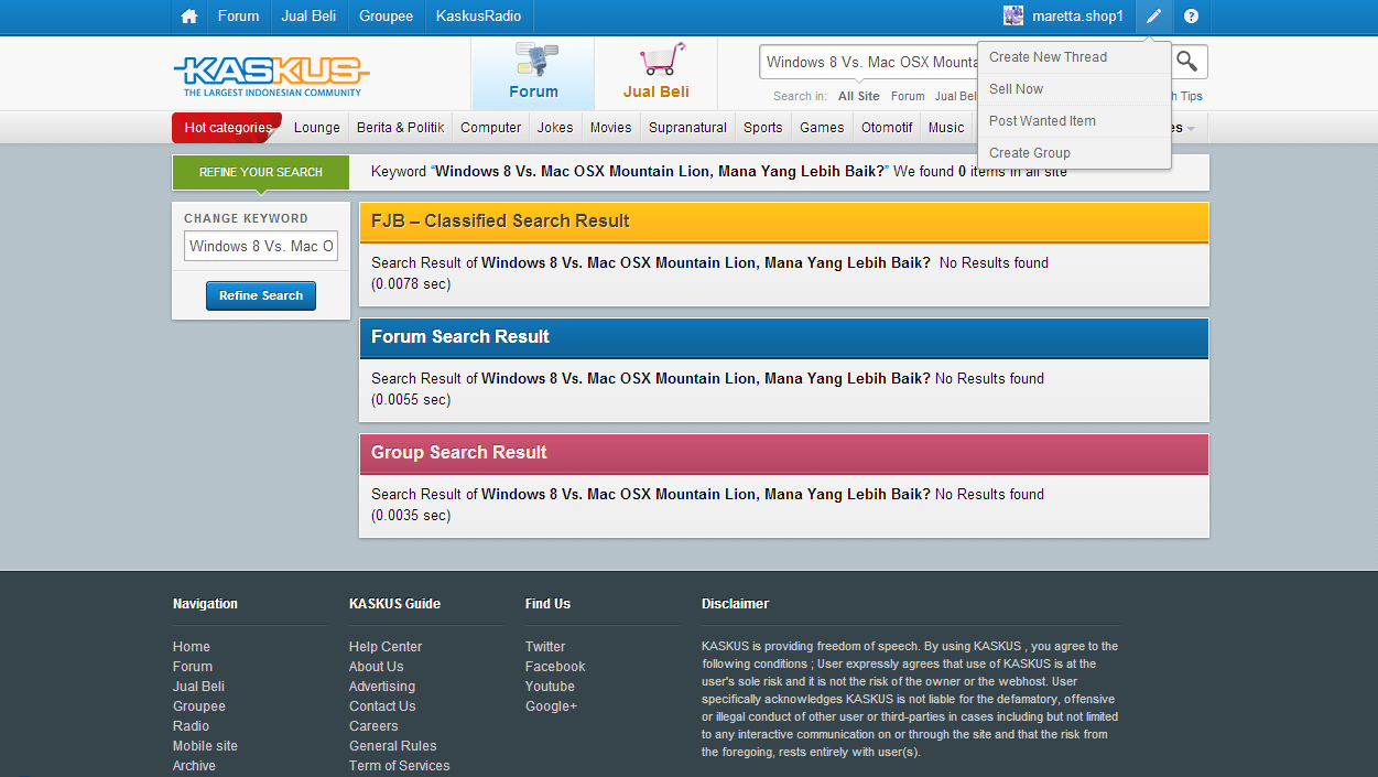 Windows 8 Vs. Mac OSX Mountain Lion, Mana Yang Lebih Baik?