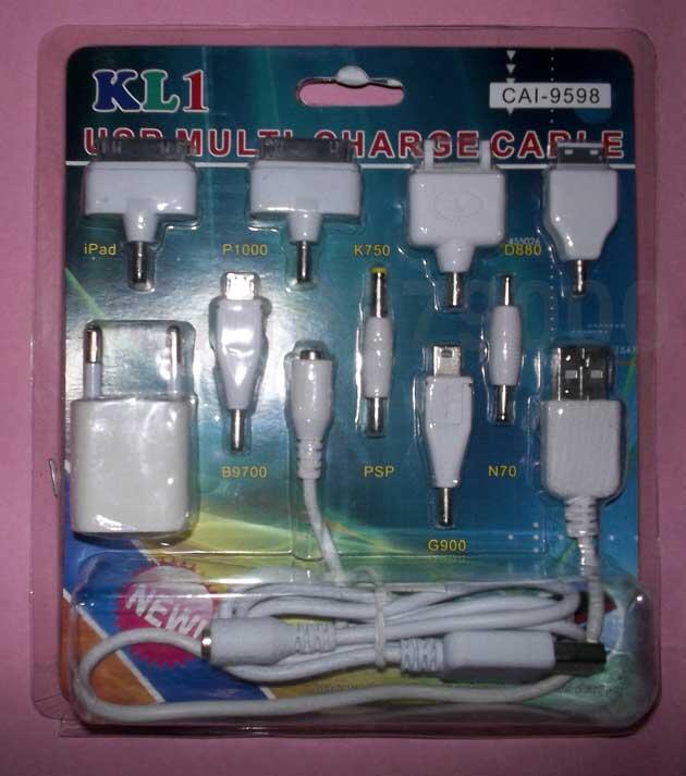 Murah! Lelly Charger Multi-Konektor 10in1 Model Gurita
