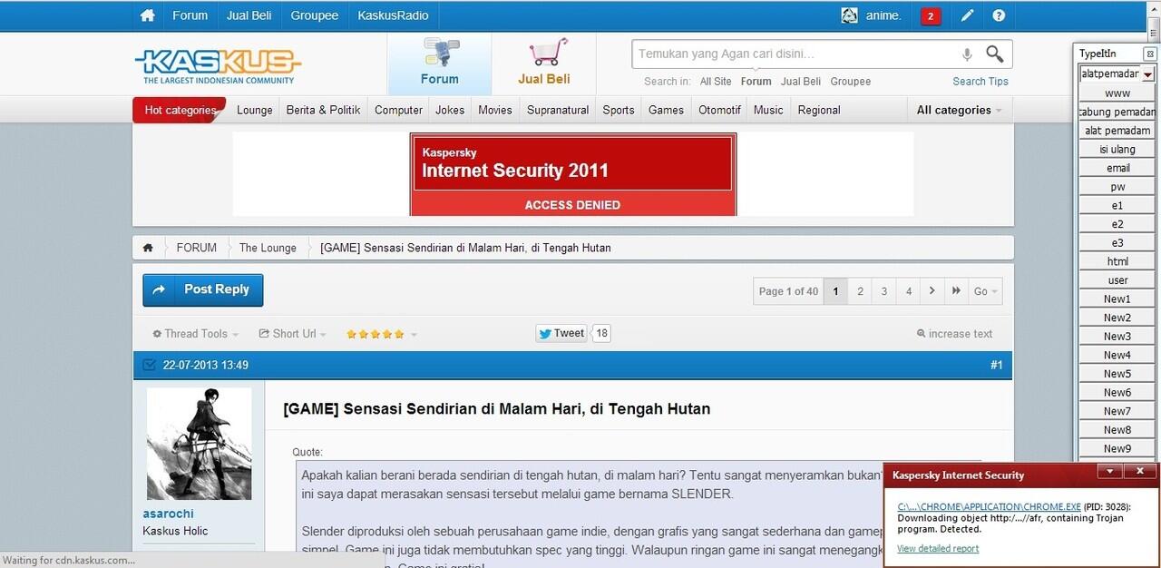 KASKUS Kok Ada Virusnya??