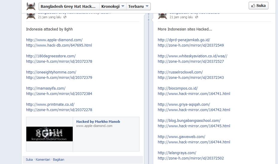 Bangladesh Grey Hat Hackers Serang Situs Indonesia !