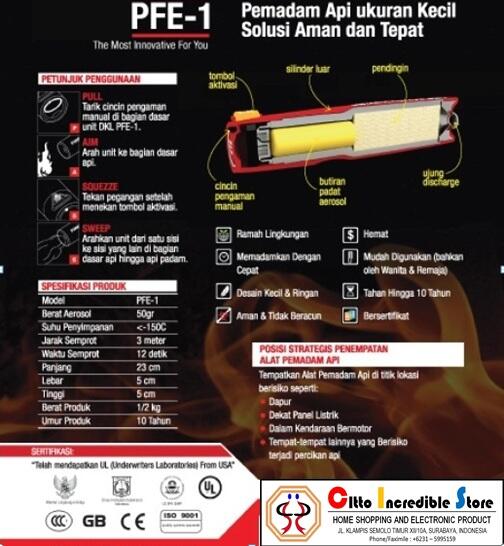Variasi Alat Pemadam Kebakaran Portable (Garansi Resmi 10 Tahun)